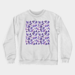 Modern Fern Leaves - Neon Crewneck Sweatshirt